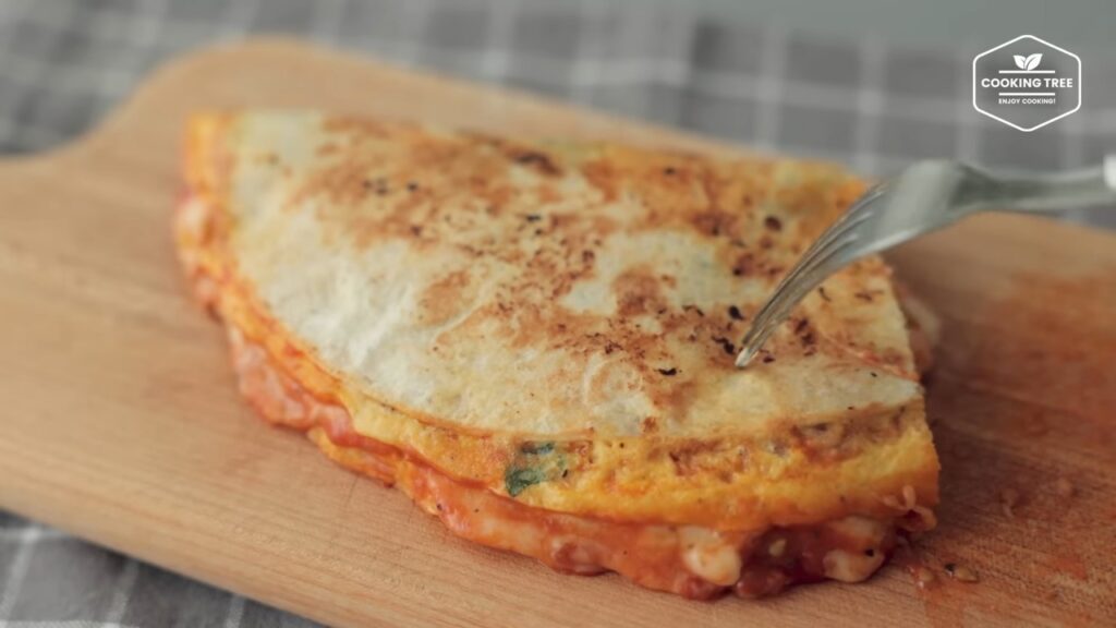 One Pan Tortilla Tomato Egg Recipe Cooking tree