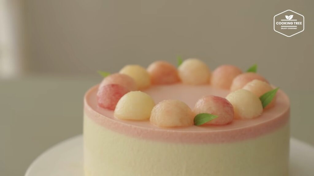 Peach mousse cake Recipe Cooking tree