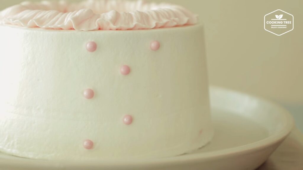 Pink ombre chiffon cake Recipe Cooking tree