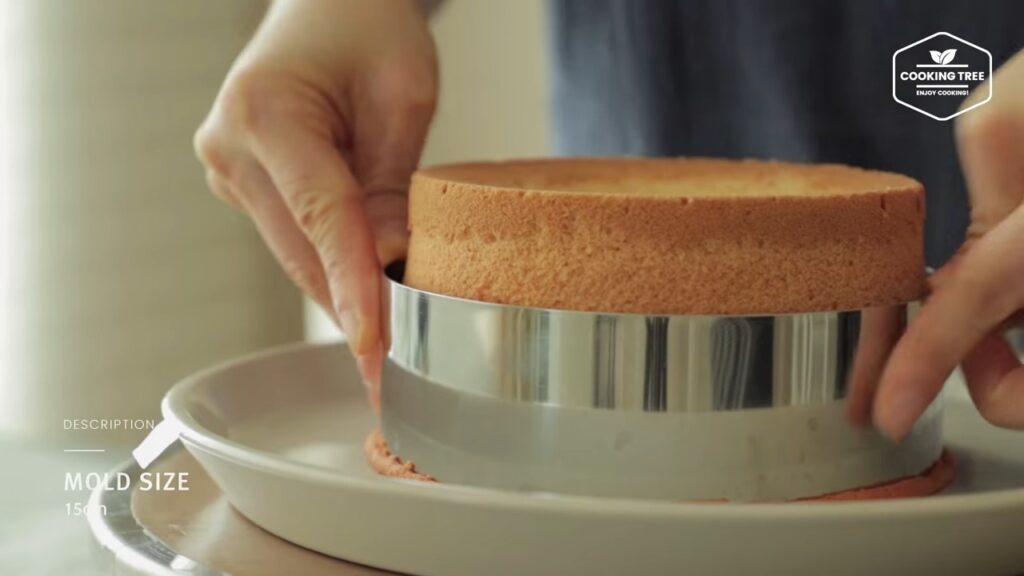 Pink ombre chiffon cake Recipe Cooking tree