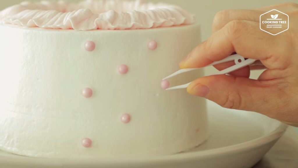 Pink ombre chiffon cake Recipe Cooking tree
