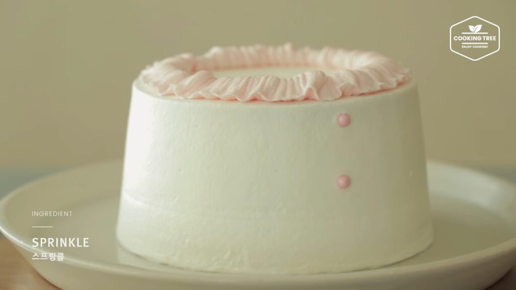 Pink ombre chiffon cake Recipe Cooking tree