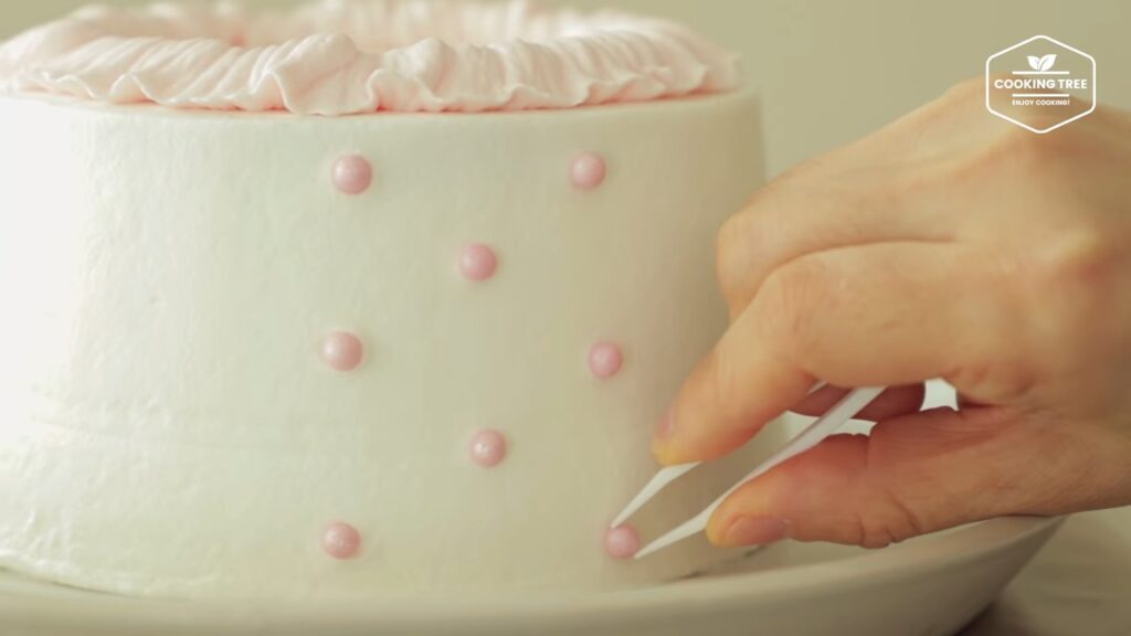 Pink ombre chiffon cake Recipe Cooking tree