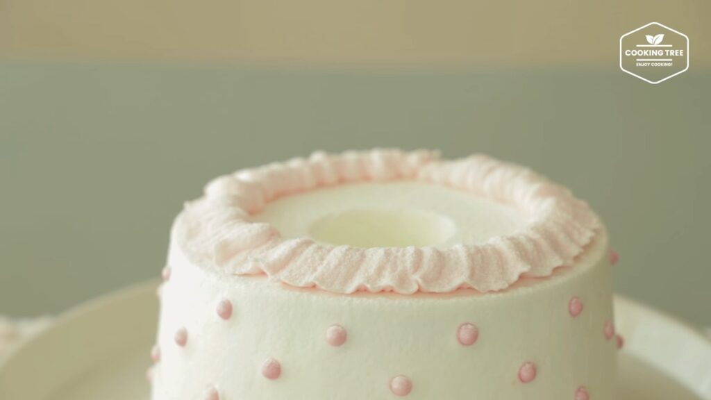 Pink ombre chiffon cake Recipe Cooking tree