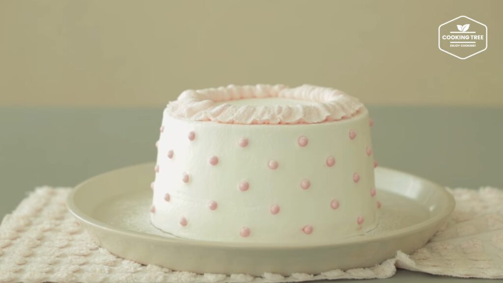 Pink ombre chiffon cake Recipe Cooking tree