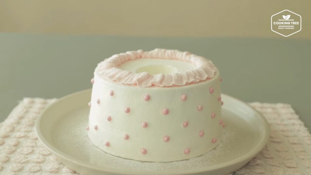 Pink ombre chiffon cake Recipe Cooking tree