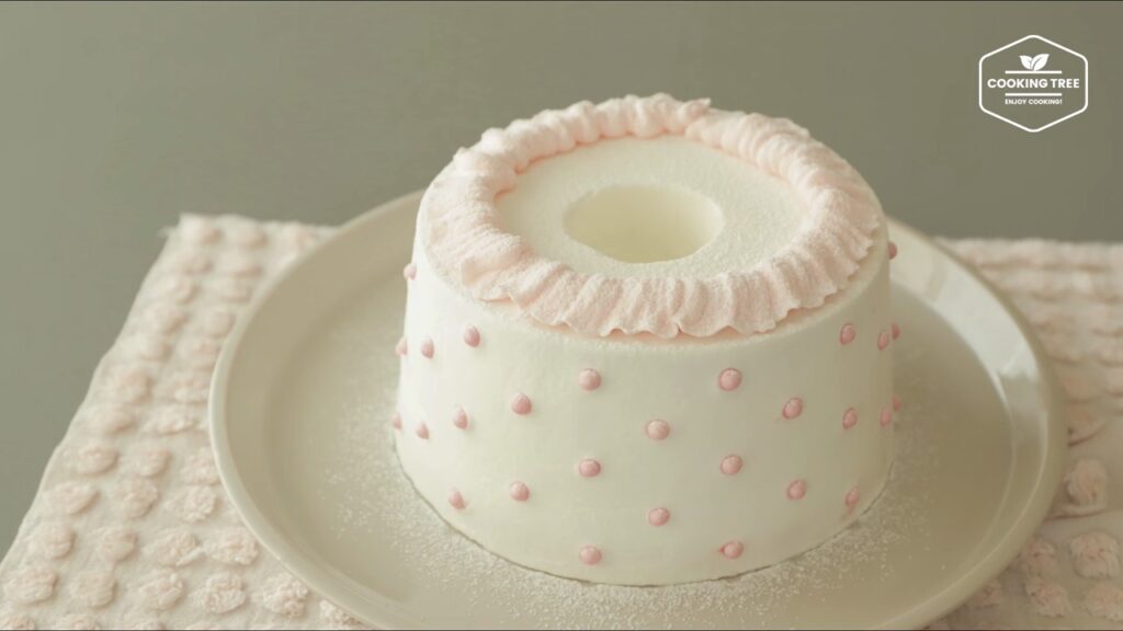 Pink ombre chiffon cake Recipe Cooking tree