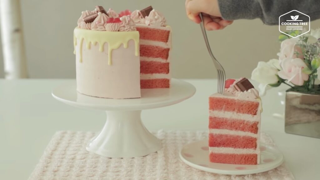 Pink velvet cake Recipe Cooking tree