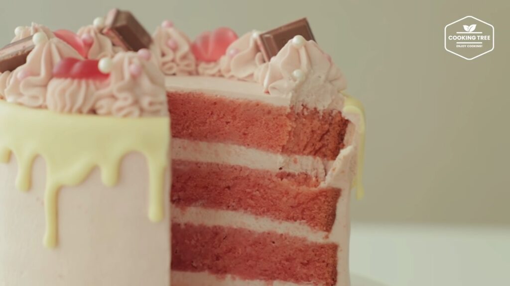 Pink velvet cake Recipe Cooking tree