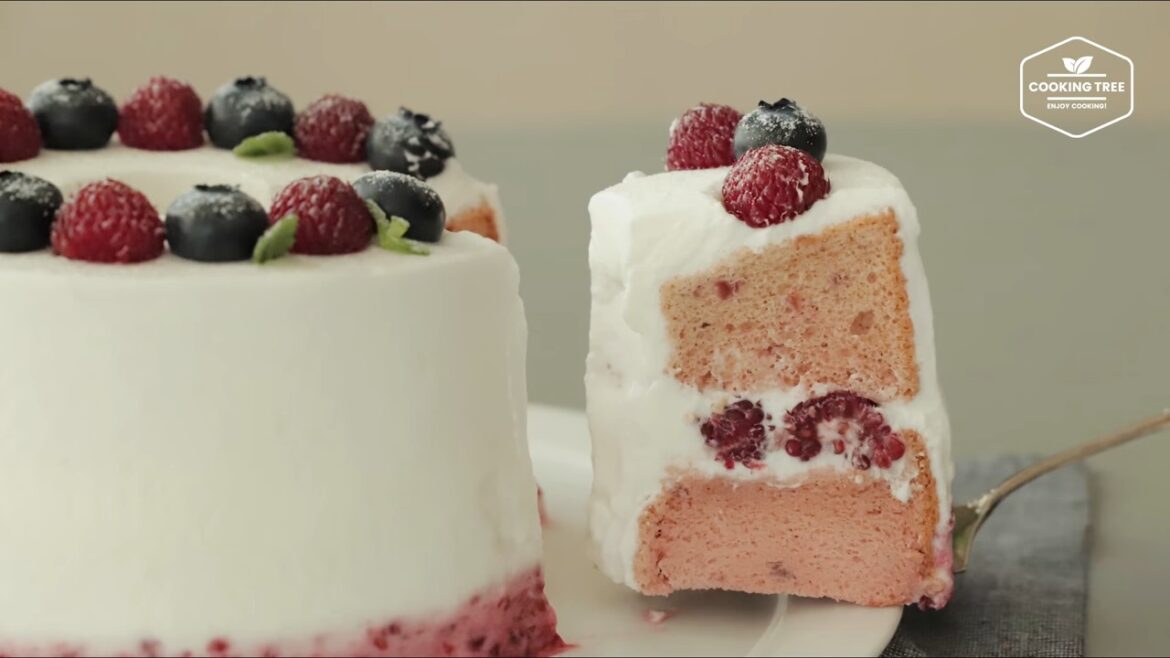 Raspberry chiffon cake Recipe Cooking tree Raspberry chiffon cake Recipe Cooking tree