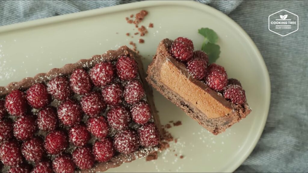 Raspberry chocolate tart Recipe Cooking tree