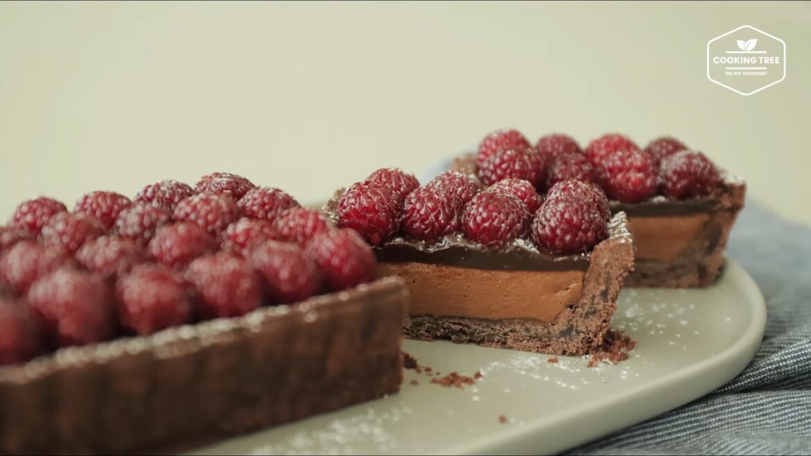 Raspberry chocolate tart Recipe Cooking tree