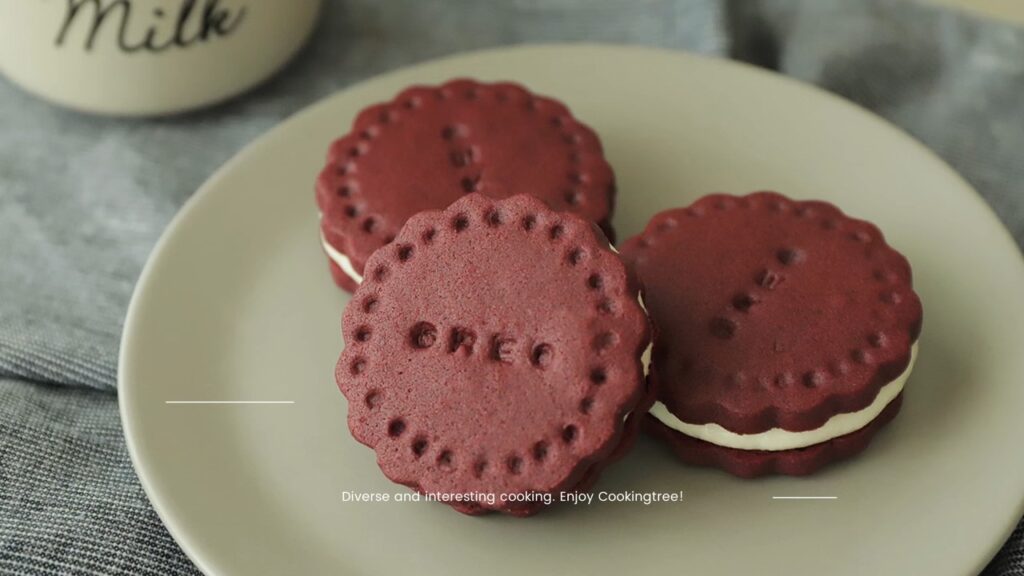 Red velvet oreo cookies Recipe Cooking tree