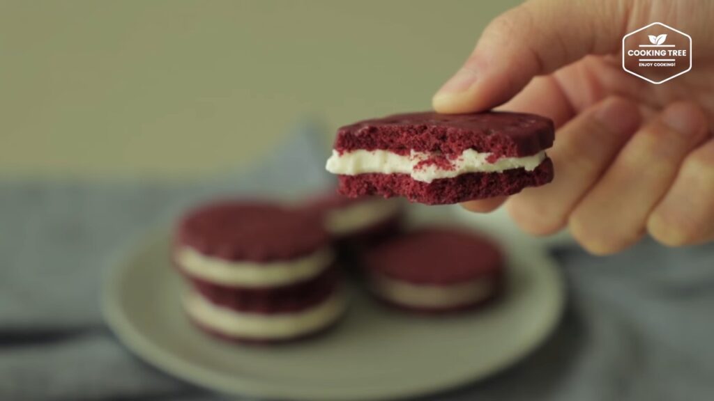 Red velvet oreo cookies Recipe Cooking tree