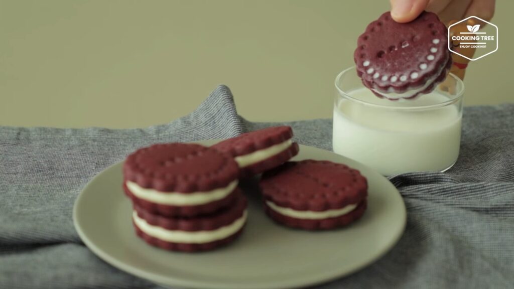 Red velvet oreo cookies Recipe Cooking tree