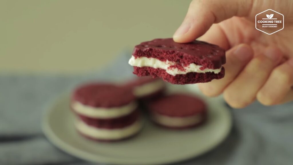 Red velvet oreo cookies Recipe Cooking tree