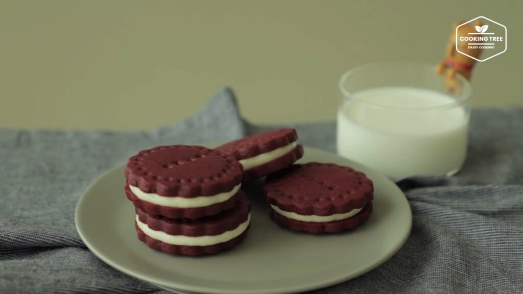 Red velvet oreo cookies Recipe Cooking tree