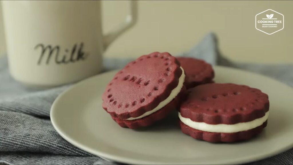 Red velvet oreo cookies Recipe Cooking tree