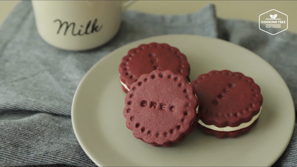 Red velvet oreo cookies Recipe Cooking tree