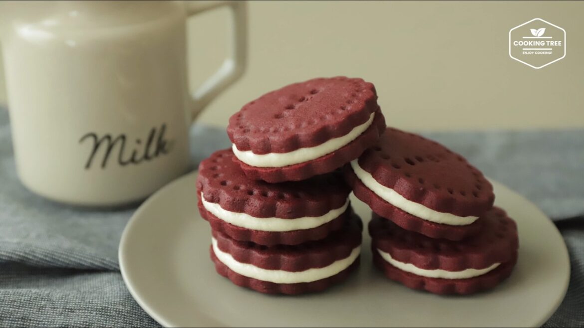 Red velvet oreo cookies Recipe Cooking tree Red velvet oreo cookies Recipe Cooking tree