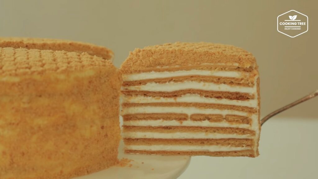 Rezept für russischen Honigkuchen (Medovik). 62 Russian Honey Cake Medovik Recipe Медовик Cooking tree