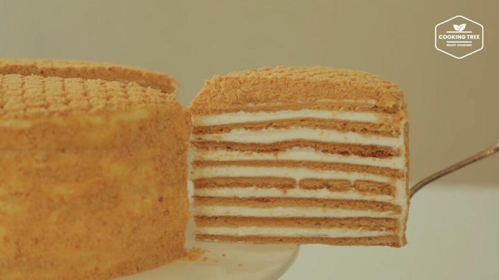 Rezept für russischen Honigkuchen (Medovik). 11 Russian Honey Cake Medovik Recipe Медовик Cooking tree