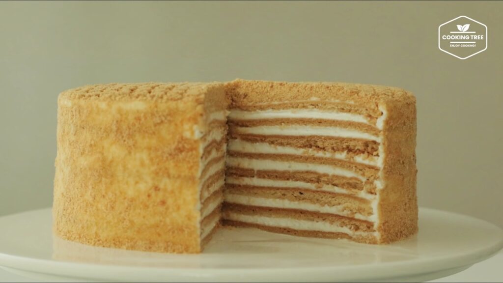 Rezept für russischen Honigkuchen (Medovik). 79 Russian Honey Cake Medovik Recipe Медовик Cooking tree