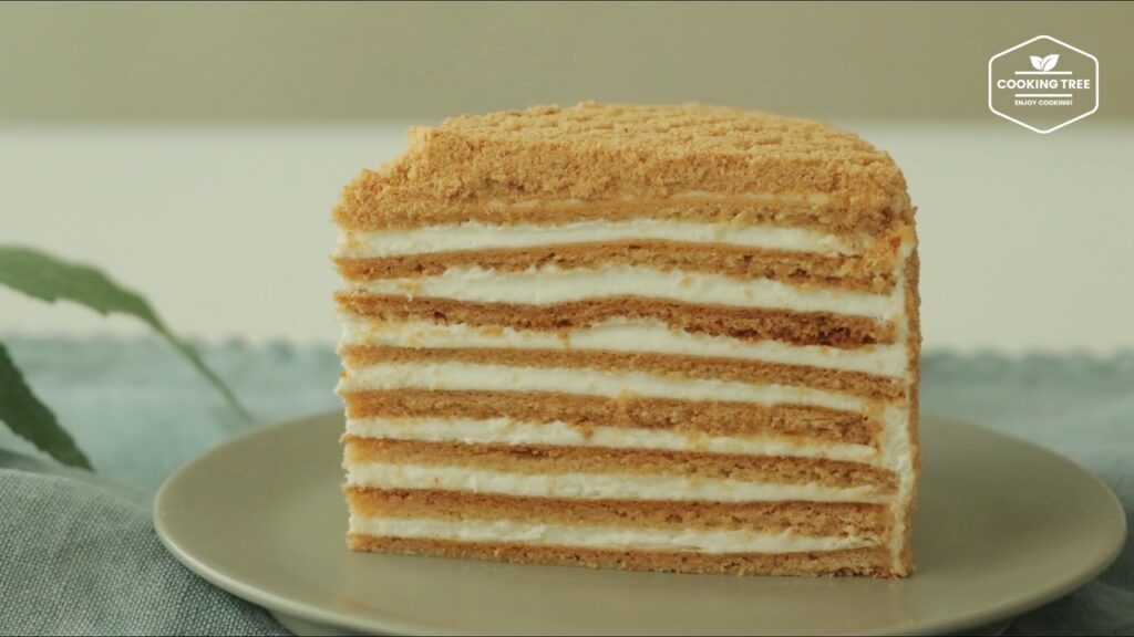 Rezept für russischen Honigkuchen (Medovik). 82 Russian Honey Cake Medovik Recipe Медовик Cooking tree