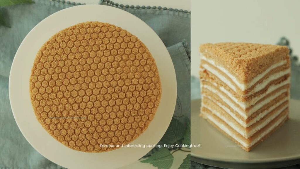 Russian Honey Cake Medovik Recipe Медовик Cooking tree