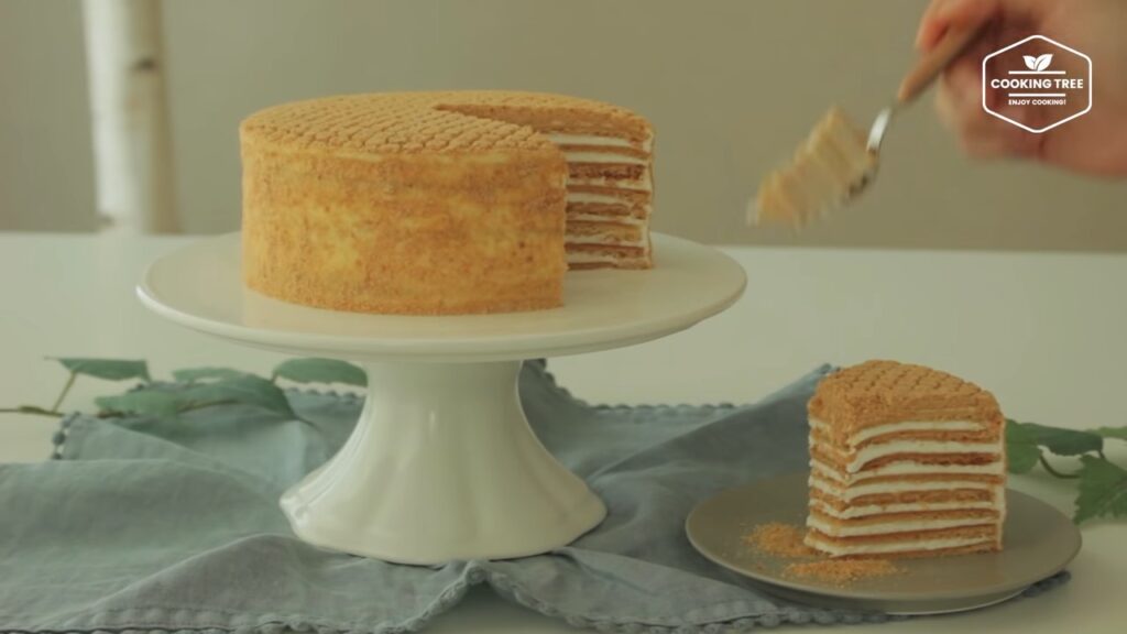 Russian Honey Cake Medovik Recipe Медовик Cooking tree