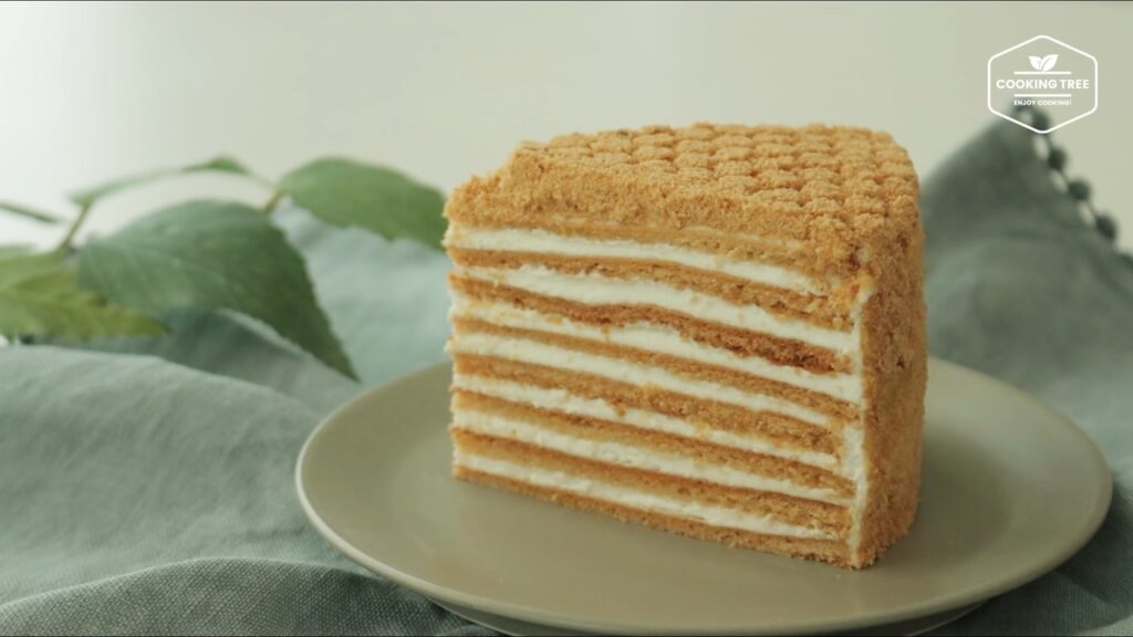 Russian Honey Cake Medovik Recipe Медовик Cooking tree