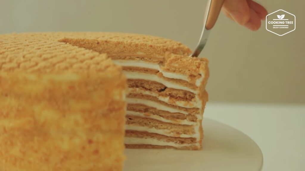 Russian Honey Cake Medovik Recipe Медовик Cooking tree