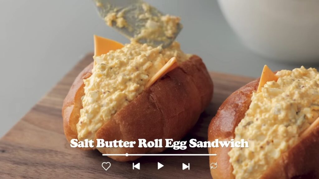 Salt Butter Roll Egg Sandwich Recipe Cooking tree