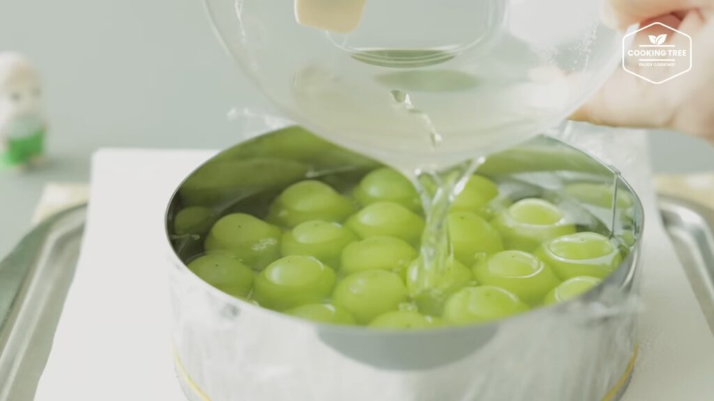 Shine Muscat Green Grape Cake Recipe Cooking tree