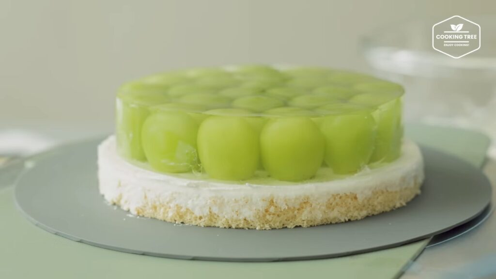 Shine Muscat Green Grape Cake Recipe Cooking tree