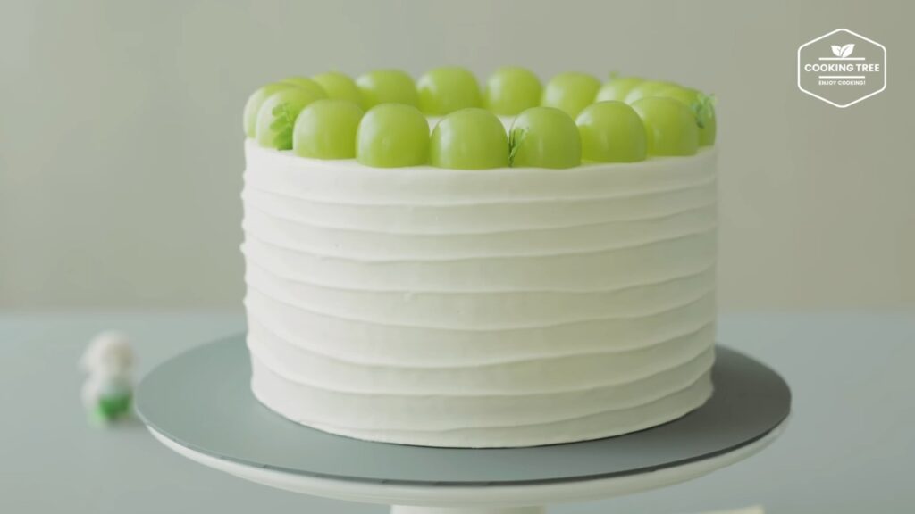 Shine Muscat Green Grape Cake Recipe Cooking tree