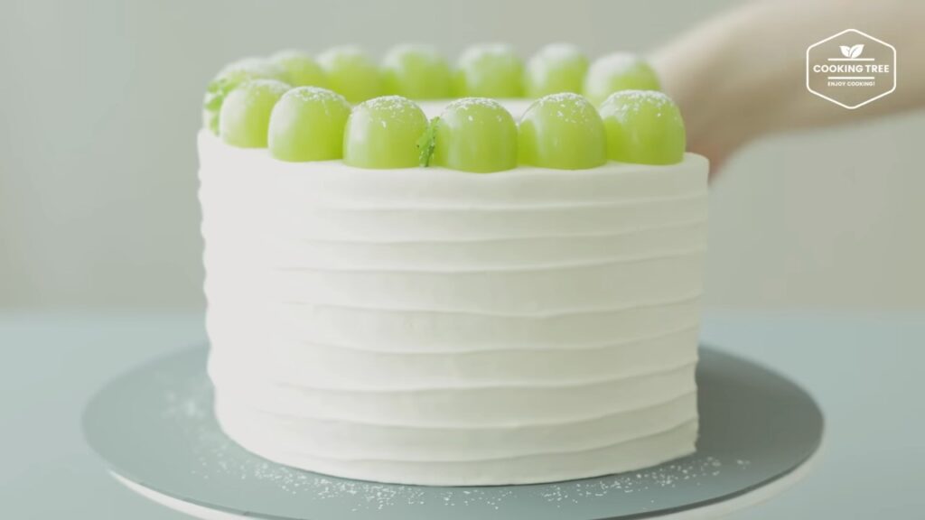 Shine Muscat Green Grape Cake Recipe Cooking tree