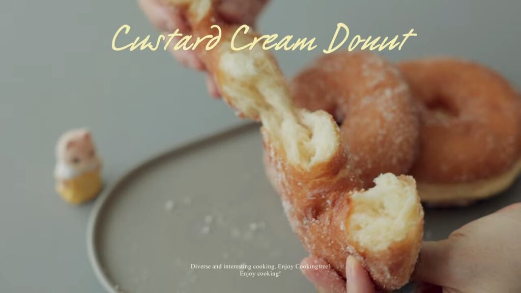 Soft and Fluffy Custard Cream Donuts Recipe Cooking tree