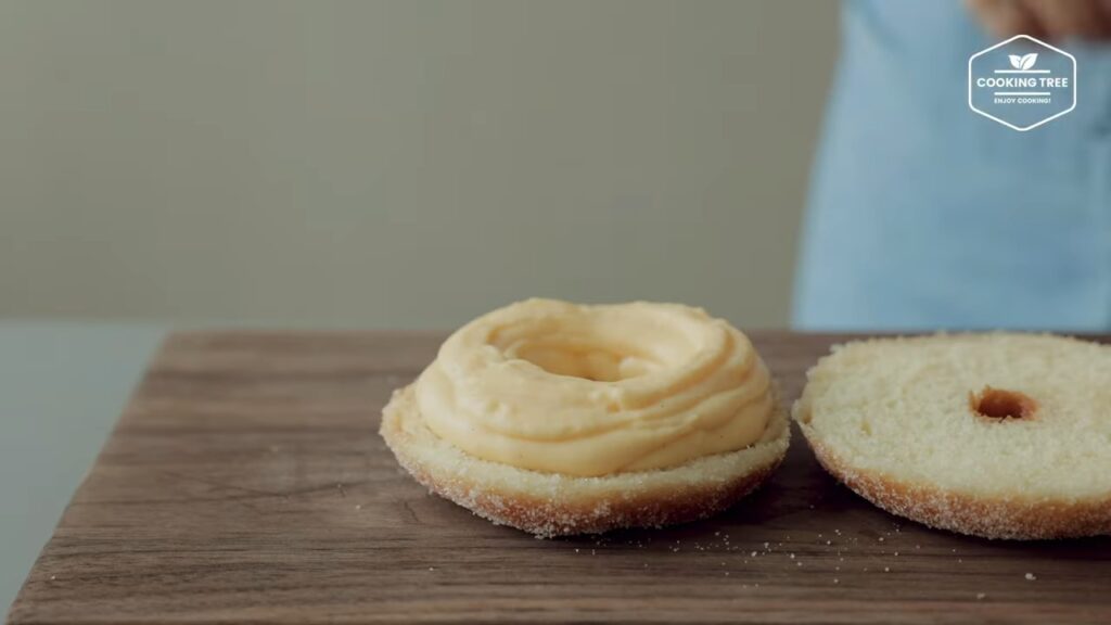 Soft and Fluffy Custard Cream Donuts Recipe Cooking tree