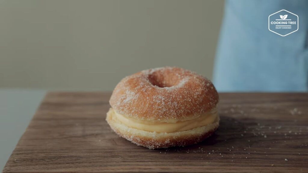 Soft and Fluffy Custard Cream Donuts Recipe Cooking tree