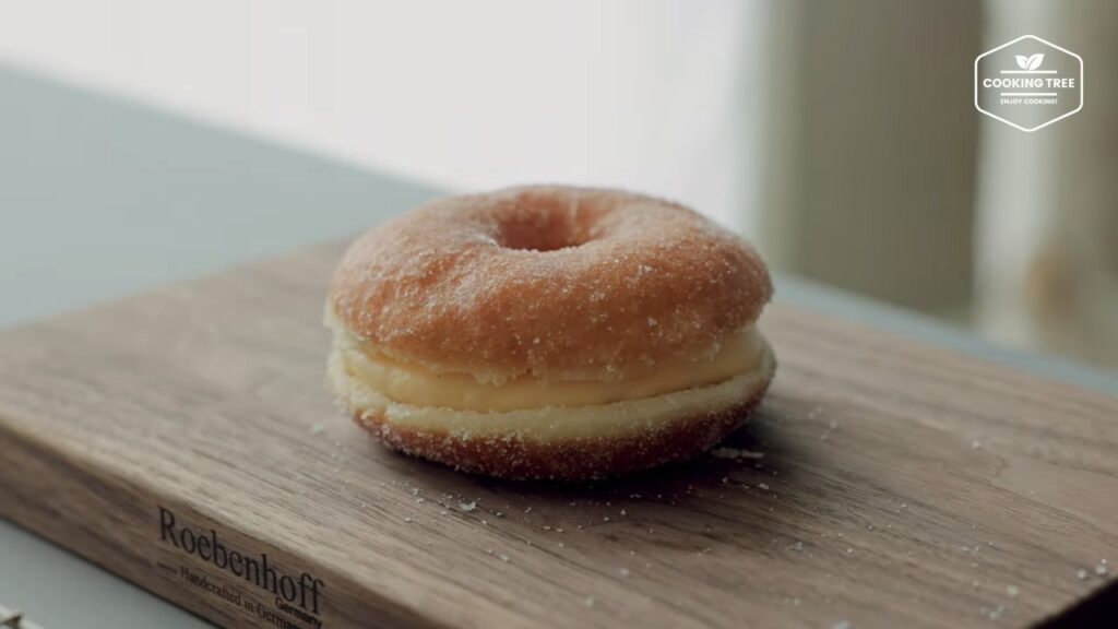 Soft and Fluffy Custard Cream Donuts Recipe Cooking tree