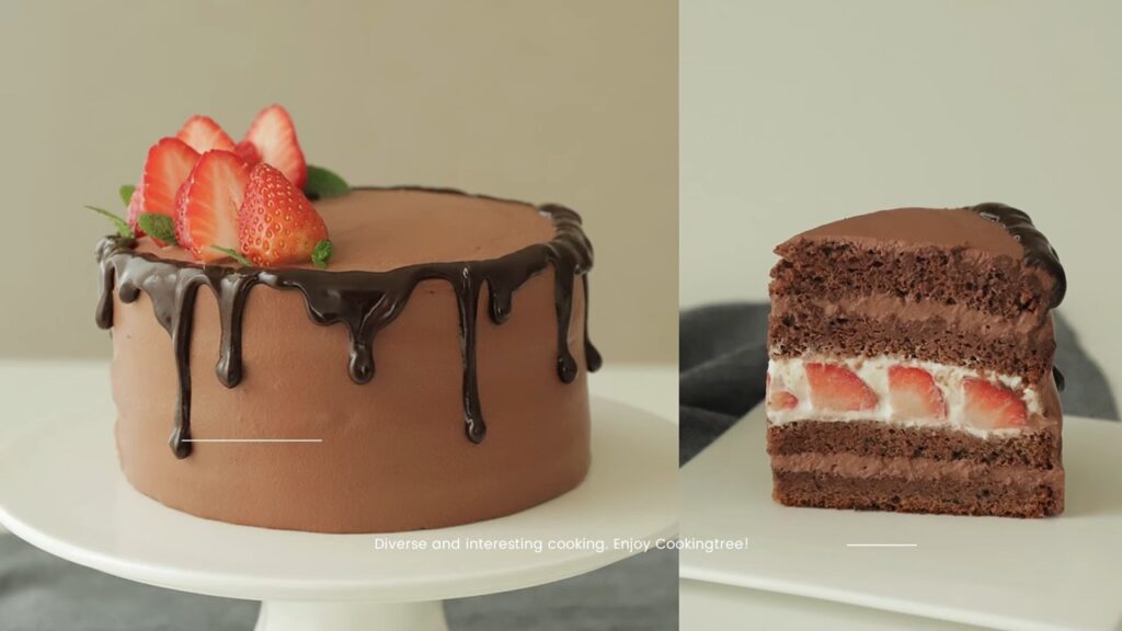 Strawberry Chocolate Cake Recipe Cooking tree