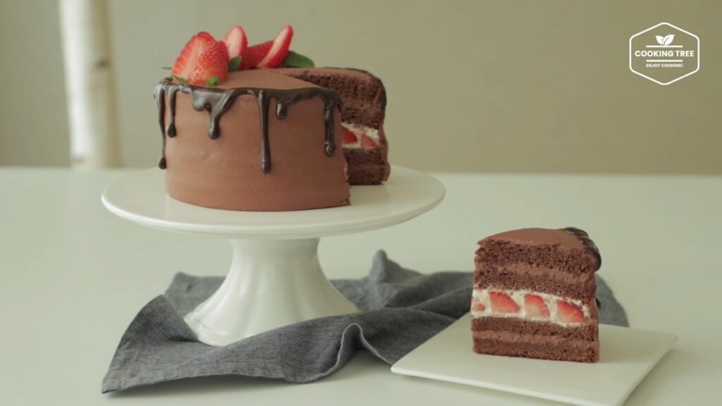 Strawberry Chocolate Cake Recipe Cooking tree