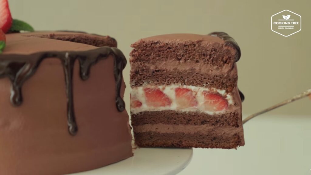 Strawberry Chocolate Cake Recipe Cooking tree