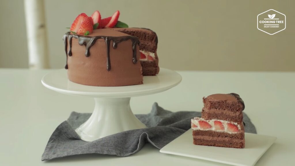 Strawberry Chocolate Cake Recipe Cooking tree