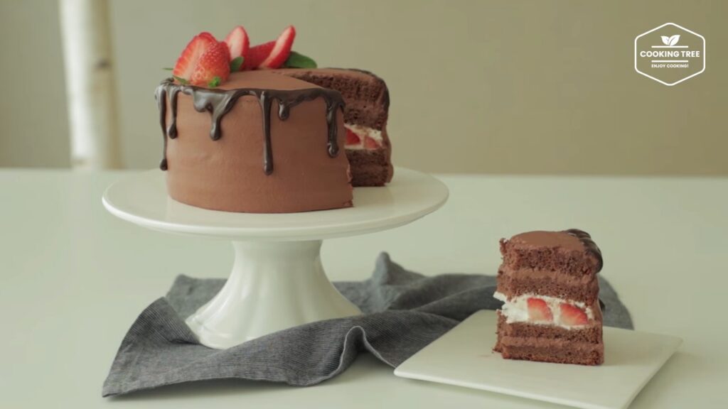 Strawberry Chocolate Cake Recipe Cooking tree