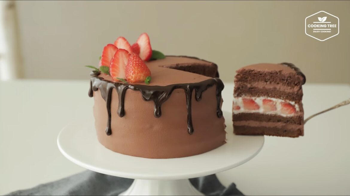 Strawberry Chocolate Cake Recipe Cooking tree Strawberry Chocolate Cake Recipe Cooking tree
