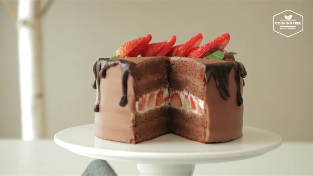 Strawberry Chocolate Cake Recipe Cooking tree
