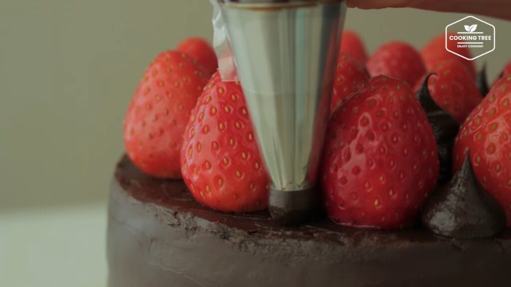 Strawberry Ganache Cake Recipe Cooking tree