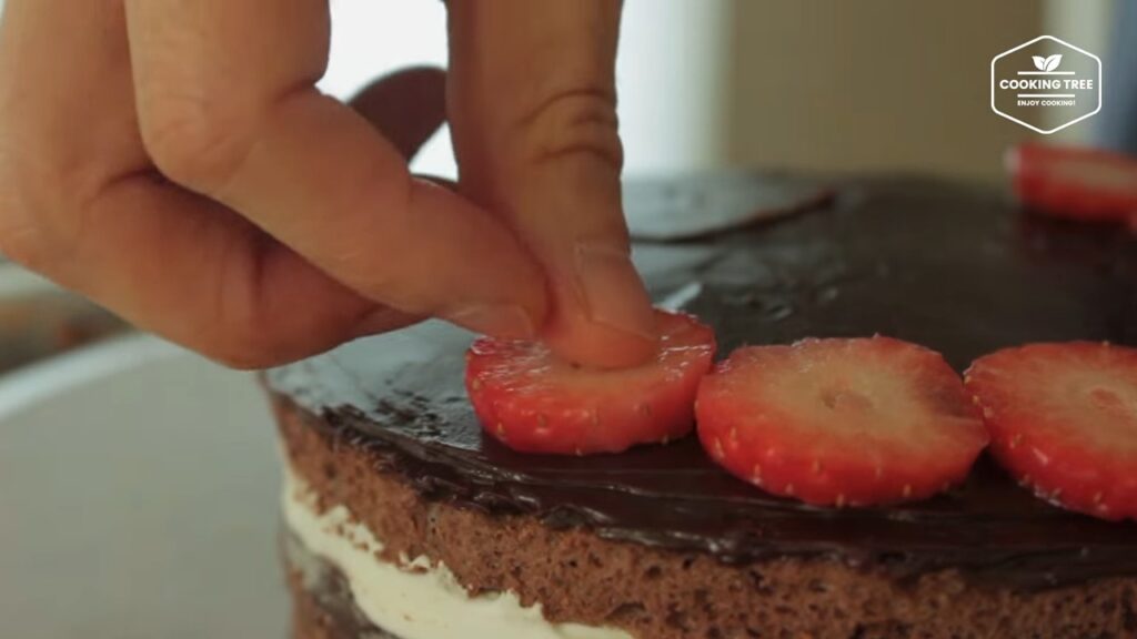 Strawberry Ganache Cake Recipe Cooking tree